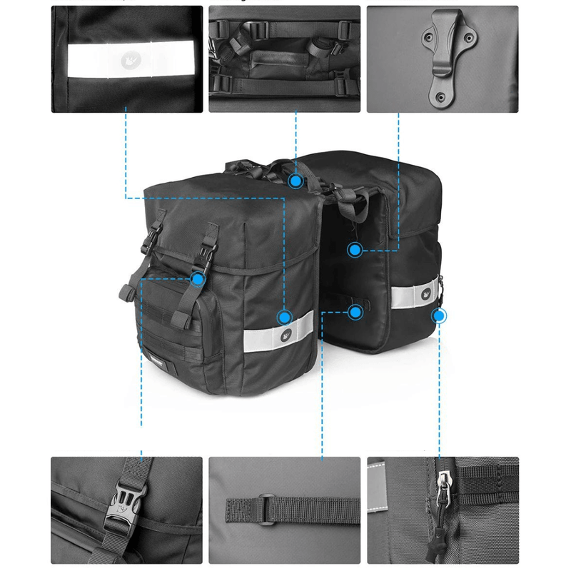 Waterdichte Fiets Pannier Tas